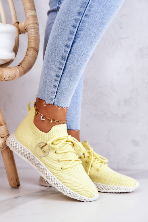  Sportiska stila apavi GOE JJ2N4150 Dzelteni