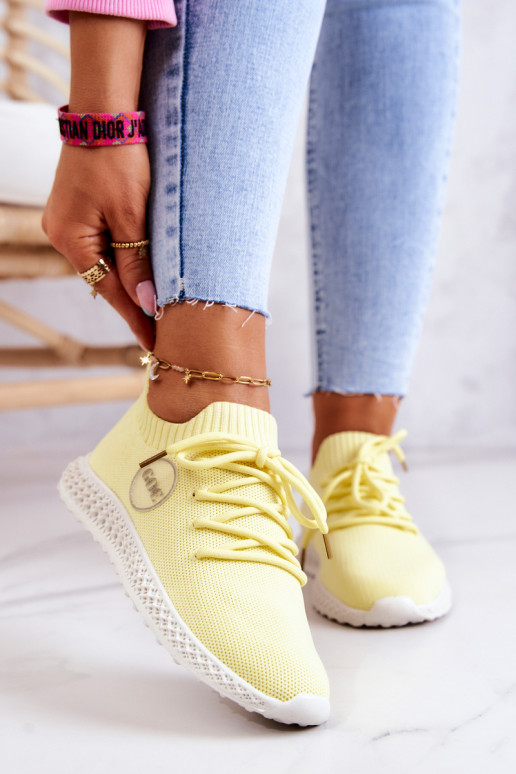  Sportiska stila apavi GOE JJ2N4150 Dzelteni