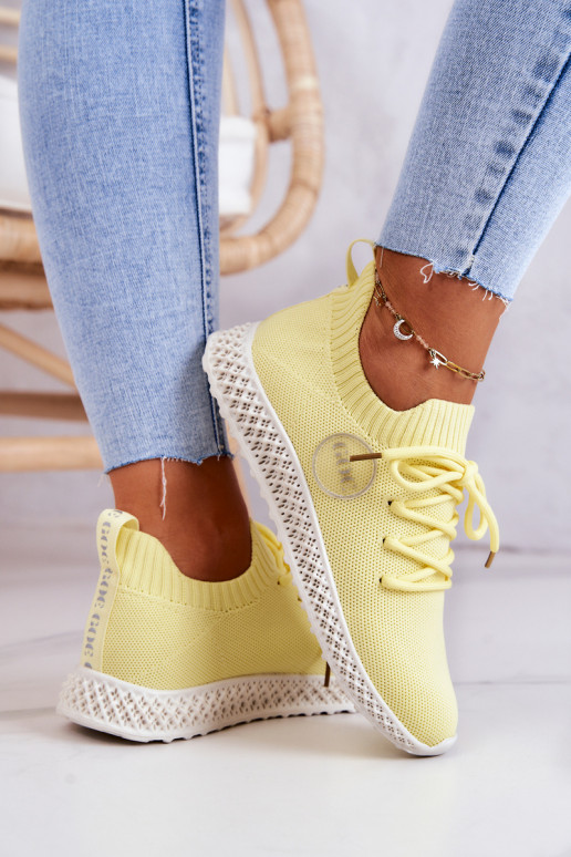  Sportiska stila apavi GOE JJ2N4150 Dzelteni