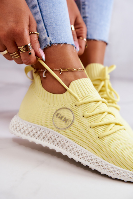  Sportiska stila apavi GOE JJ2N4150 Dzelteni