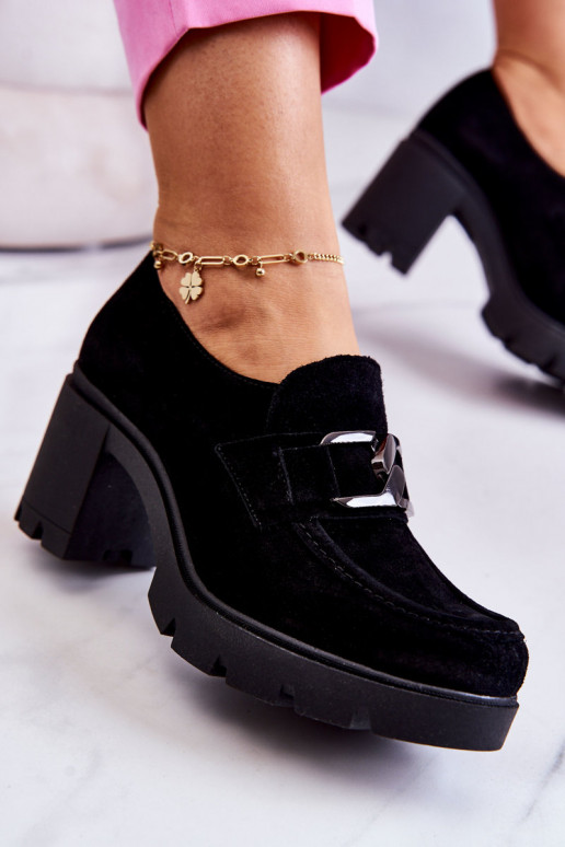 Eleganta stila apavi ar papēdi  Melns Lemar Harmell Eleganta stila apavi ar papēdi  Melns Lemar Harmell