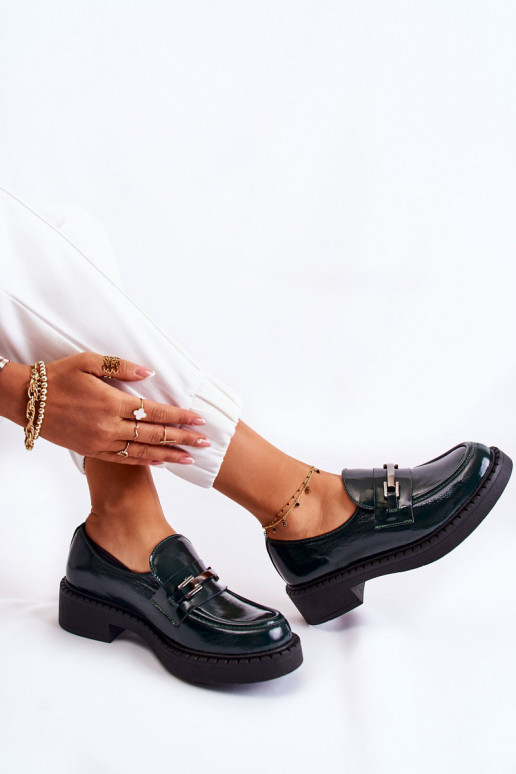 Laque apavi  Zaļas krāsas Lemar Hestill Laque apavi  Zaļas krāsas Lemar Hestill