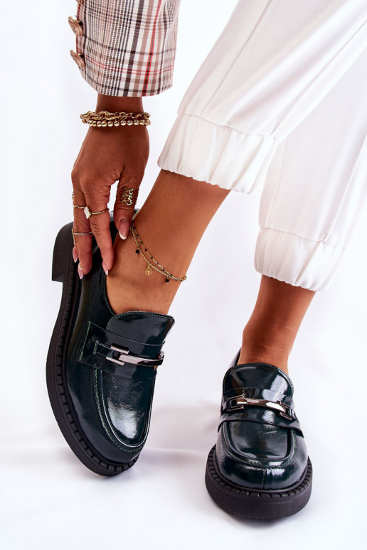 Laque apavi  Zaļas krāsas Lemar Hestill Laque apavi  Zaļas krāsas Lemar Hestill