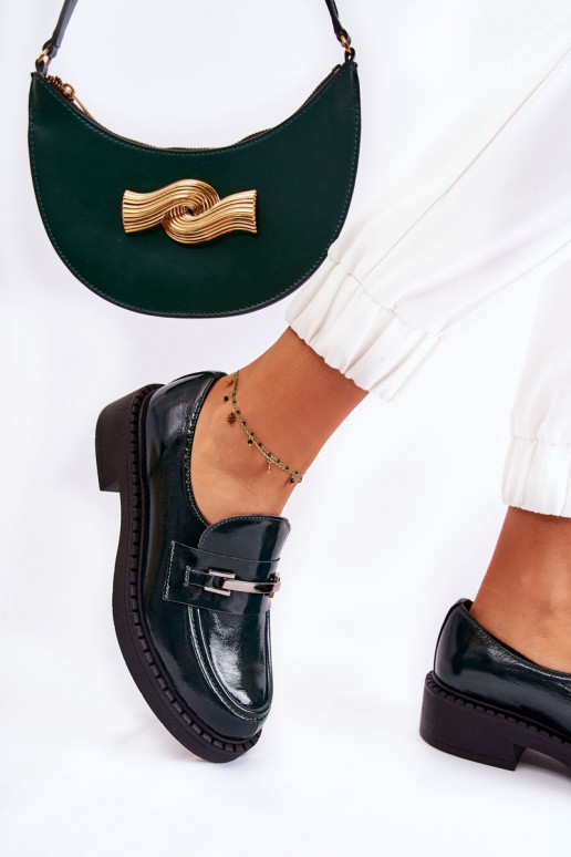 Laque apavi  Zaļas krāsas Lemar Hestill Laque apavi  Zaļas krāsas Lemar Hestill