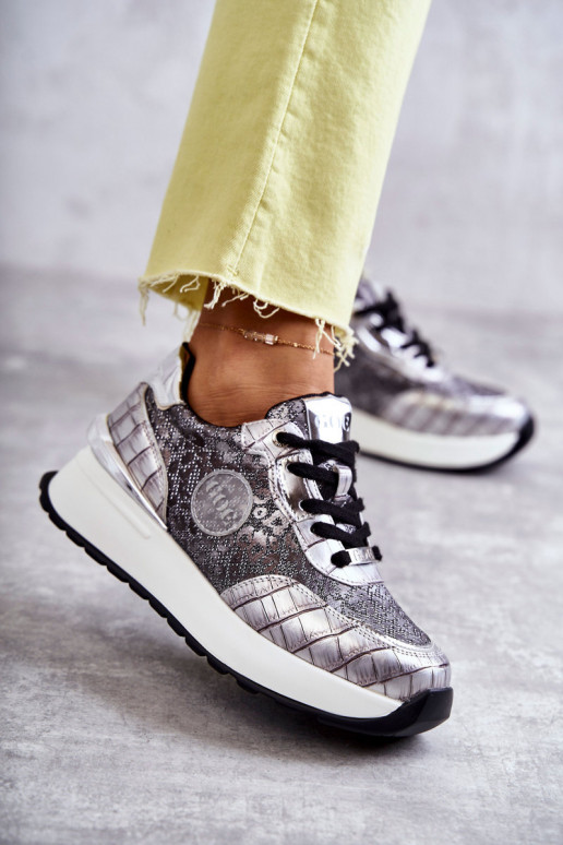  sporta apavi  GOE KK2N4083 Sudraba krāsas