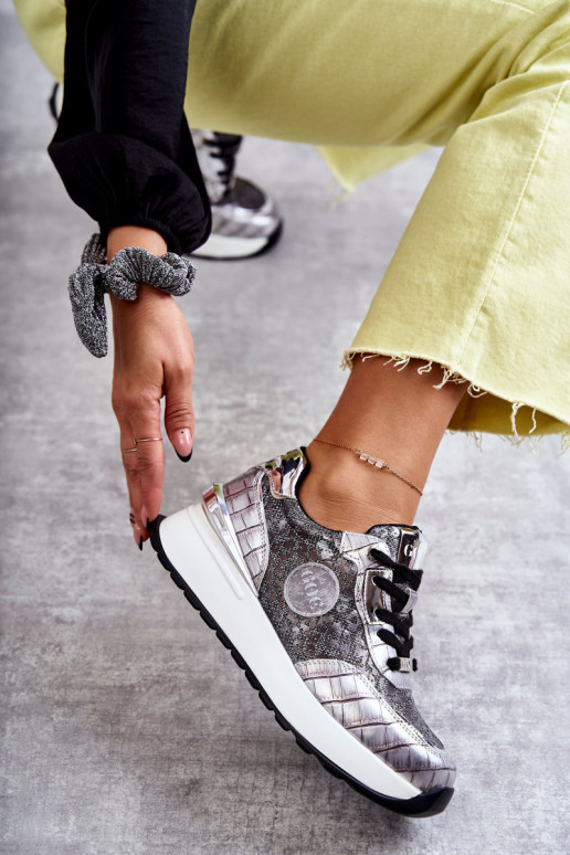  sporta apavi  GOE KK2N4083 Sudraba krāsas