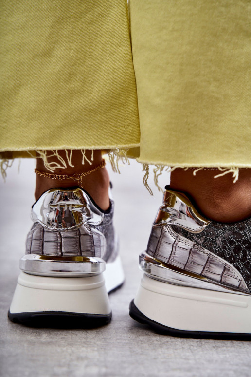  sporta apavi  GOE KK2N4083 Sudraba krāsas