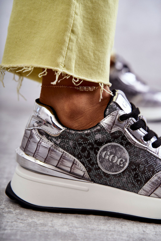  sporta apavi  GOE KK2N4083 Sudraba krāsas