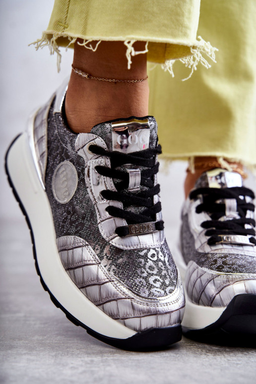  sporta apavi  GOE KK2N4083 Sudraba krāsas