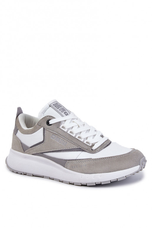 Sportiska stila apavi Big Star KK174021 Baltas-Pelēkas krāsas  Sportiska stila apavi Big Star KK174021 Baltas-Pelēkas krāsas