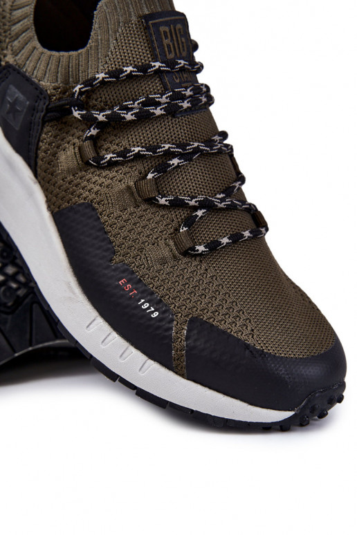sporta apavi Big Star KK174014 Haki krāsas  sporta apavi Big Star KK174014 Haki krāsas