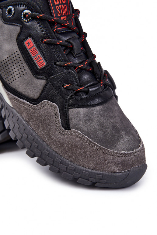   sporta apavi Memory Foam Big Star KK174271 Pelēkas krāsas