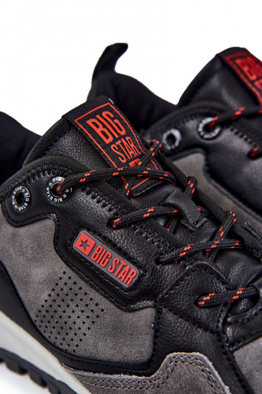   sporta apavi Memory Foam Big Star KK174271 Pelēkas krāsas