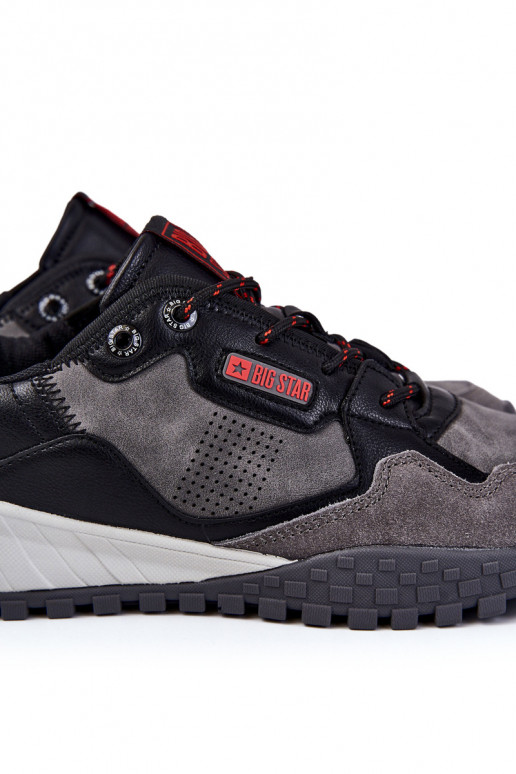   sporta apavi Memory Foam Big Star KK174271 Pelēkas krāsas