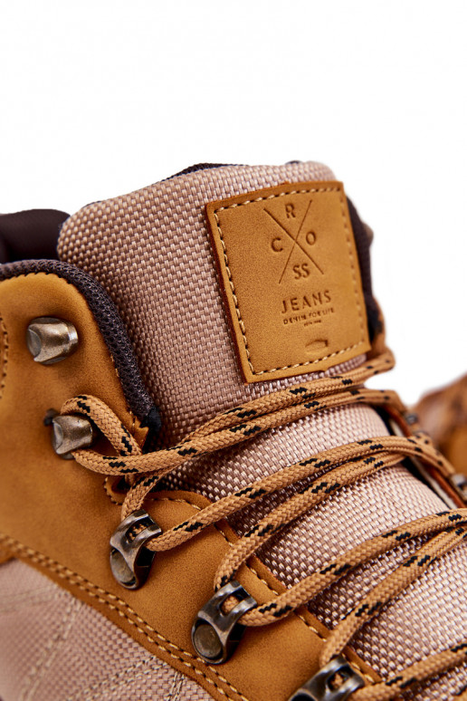 pārgājienu zābaki siltināti Cross  KK1R4020C Camel  pārgājienu zābaki siltināti Cross  KK1R4020C Camel