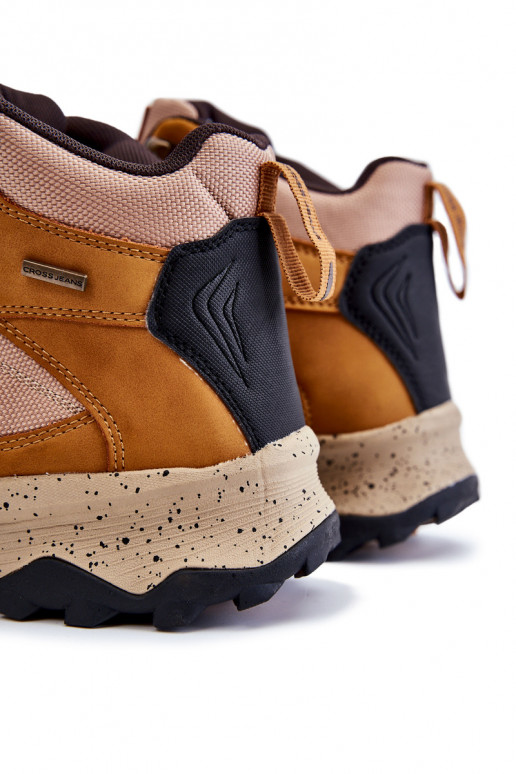 pārgājienu zābaki siltināti Cross  KK1R4020C Camel  pārgājienu zābaki siltināti Cross  KK1R4020C Camel