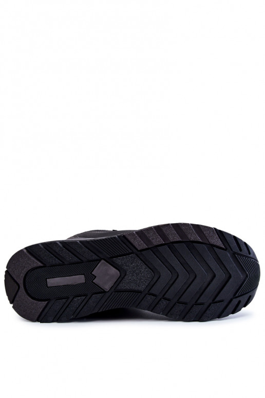 Siltināti pārgājienu zābaki Cross  KK1R4031C Melns  Siltināti pārgājienu zābaki Cross  KK1R4031C Melns