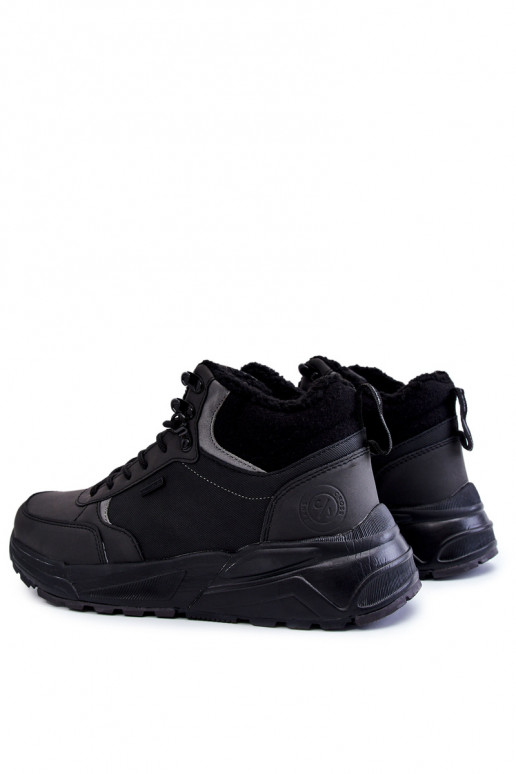 Siltināti pārgājienu zābaki Cross  KK1R4031C Melns  Siltināti pārgājienu zābaki Cross  KK1R4031C Melns