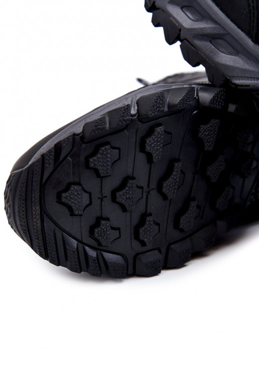  siltināti Sieviešu puszābaki pārgājienu zābaki Cross  KK1R4022C Melns