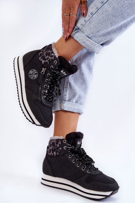  Sieviešu puszābaki siltināti Lee Cooper LCJ-22-31-1448 Melns