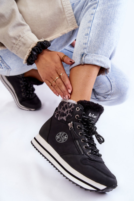  Sieviešu puszābaki siltināti Lee Cooper LCJ-22-31-1448 Melns