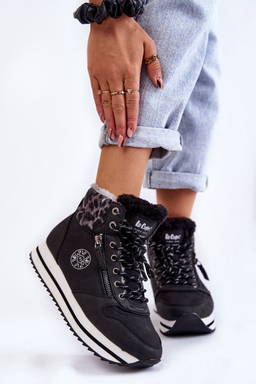  Sieviešu puszābaki siltināti Lee Cooper LCJ-22-31-1448 Melns