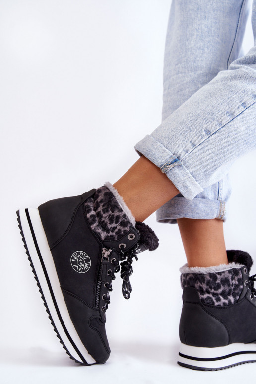  Sieviešu puszābaki siltināti Lee Cooper LCJ-22-31-1448 Melns