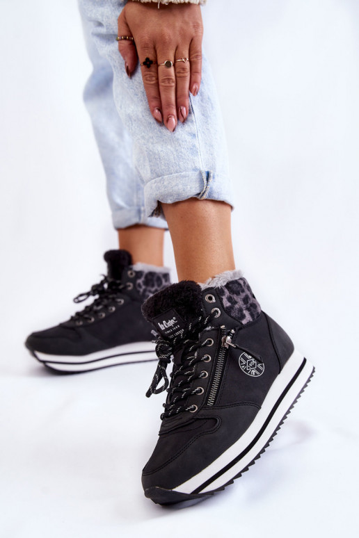  Sieviešu puszābaki siltināti Lee Cooper LCJ-22-31-1448 Melns