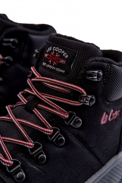 Siltināti pārgājienu zābaki Lee Cooper LCJ-22-31-1451 Melns  Siltināti pārgājienu zābaki Lee Cooper LCJ-22-31-1451 Melns