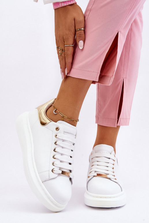  sporta apavi GOE LL2N4011 Baltas-Zelta krāsas