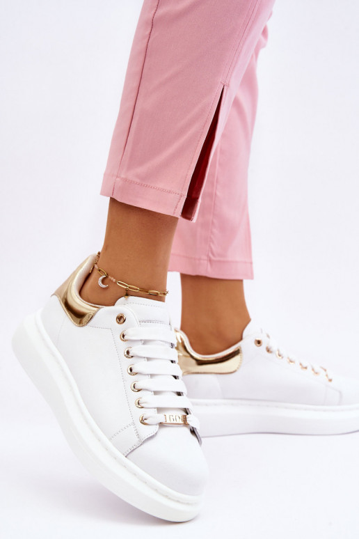  sporta apavi GOE LL2N4011 Baltas-Zelta krāsas