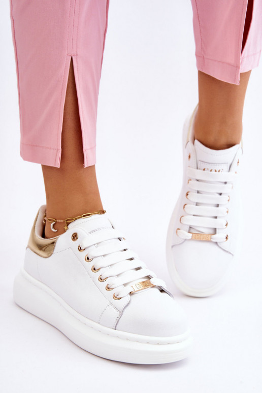  sporta apavi GOE LL2N4011 Baltas-Zelta krāsas