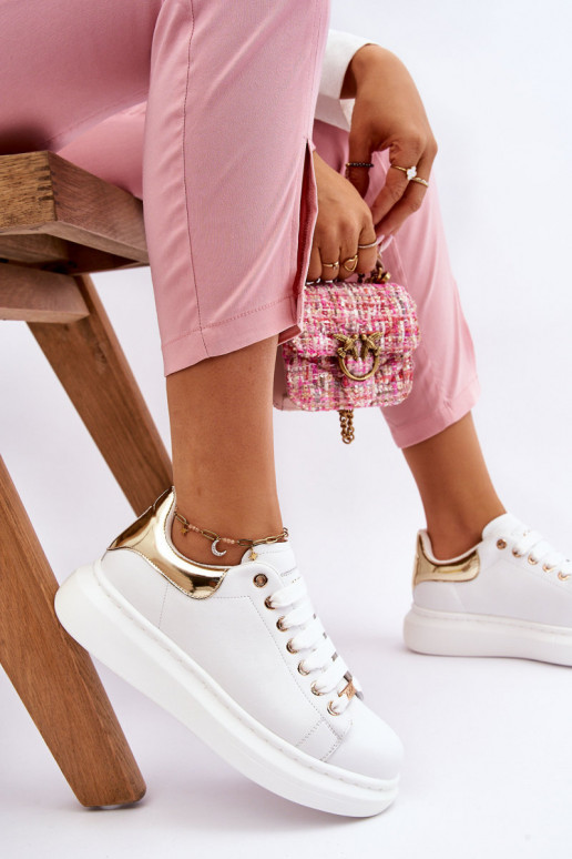  sporta apavi GOE LL2N4011 Baltas-Zelta krāsas