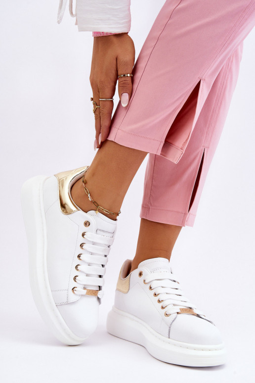  sporta apavi GOE LL2N4011 Baltas-Zelta krāsas