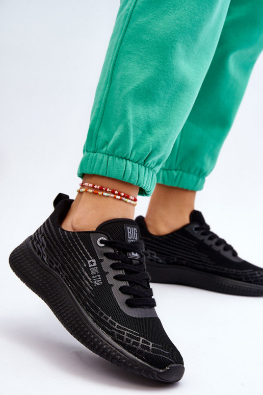   sporta apavi Memory Foam System Big Star LL274662 Melns