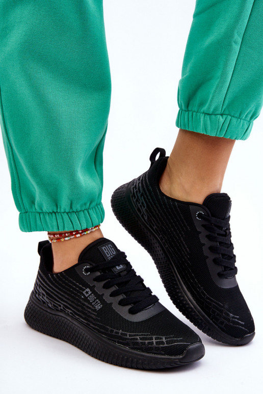   sporta apavi Memory Foam System Big Star LL274662 Melns