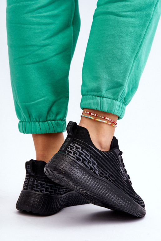   sporta apavi Memory Foam System Big Star LL274662 Melns