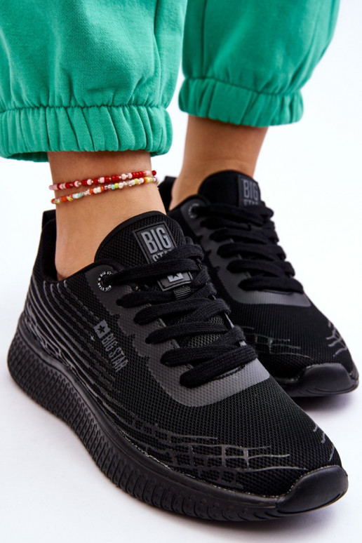   sporta apavi Memory Foam System Big Star LL274662 Melns