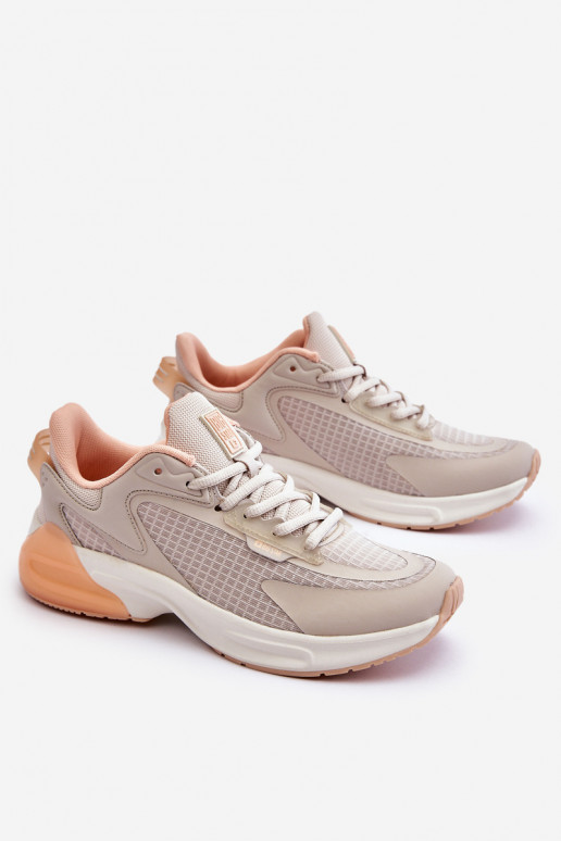 Ērti sporta apavi Memory Foam System Big Star LL274336 smilšu krāsas