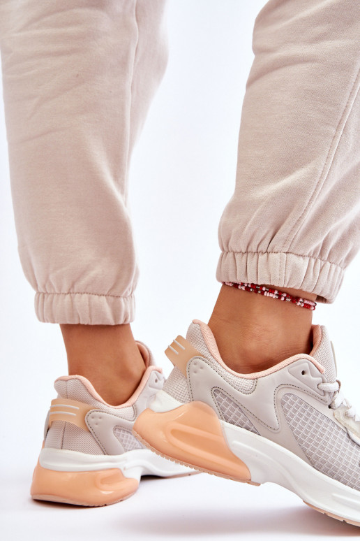 Ērti sporta apavi Memory Foam System Big Star LL274336 smilšu krāsas