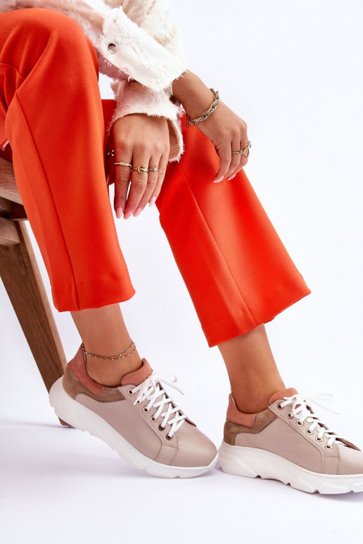    sporta apavi ar platformu smilšu krāsas Alisane