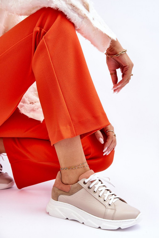    sporta apavi ar platformu smilšu krāsas Alisane