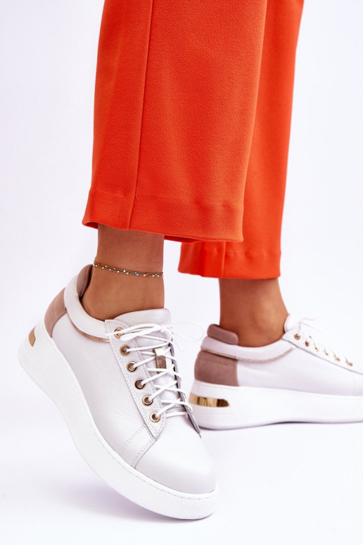    sporta apavi ar platformu baltas krāsas Caressa