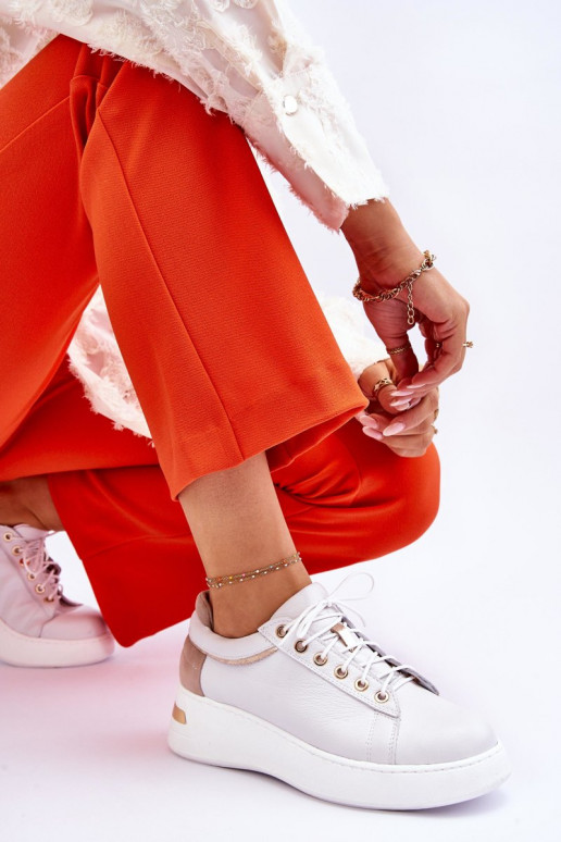    sporta apavi ar platformu baltas krāsas Caressa