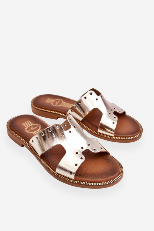 Zazoo 40326  Čības  Zelta krāsas Zazoo 40326  Čības  Zelta krāsas