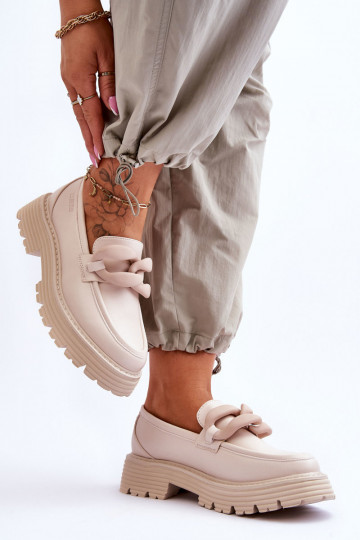   Mokasīni apavi Big Star LL274581 smilšu krāsas 2