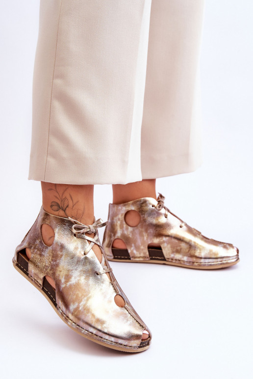  sieviešu zābaki  03426-42 Zelta krāsas