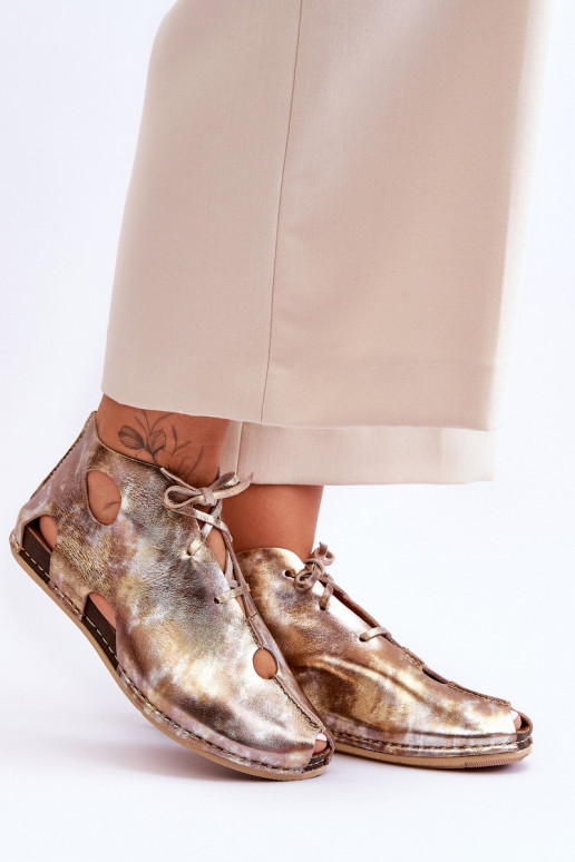  sieviešu zābaki  03426-42 Zelta krāsas