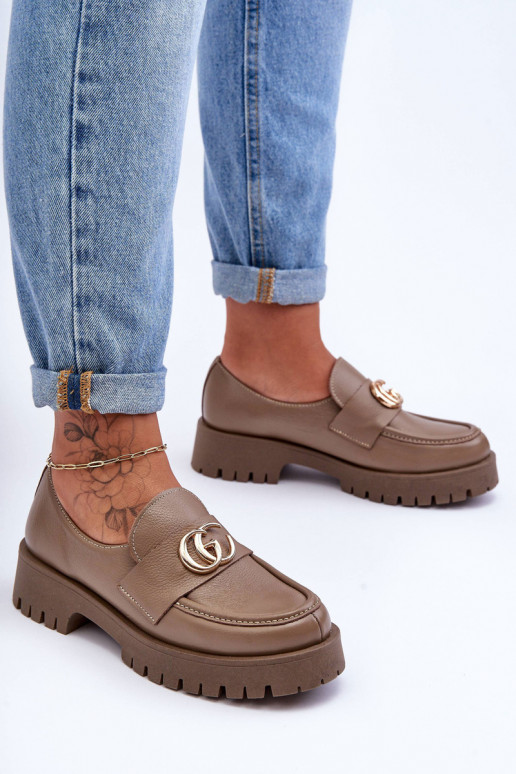 Stilīgi apavi ar ornamentiem smilšu krāsas Rosefalls