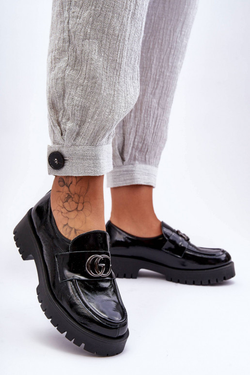 Stilīgi apavi ar ornamentiem Melns Rosefalls Stilīgi apavi ar ornamentiem Melns Rosefalls